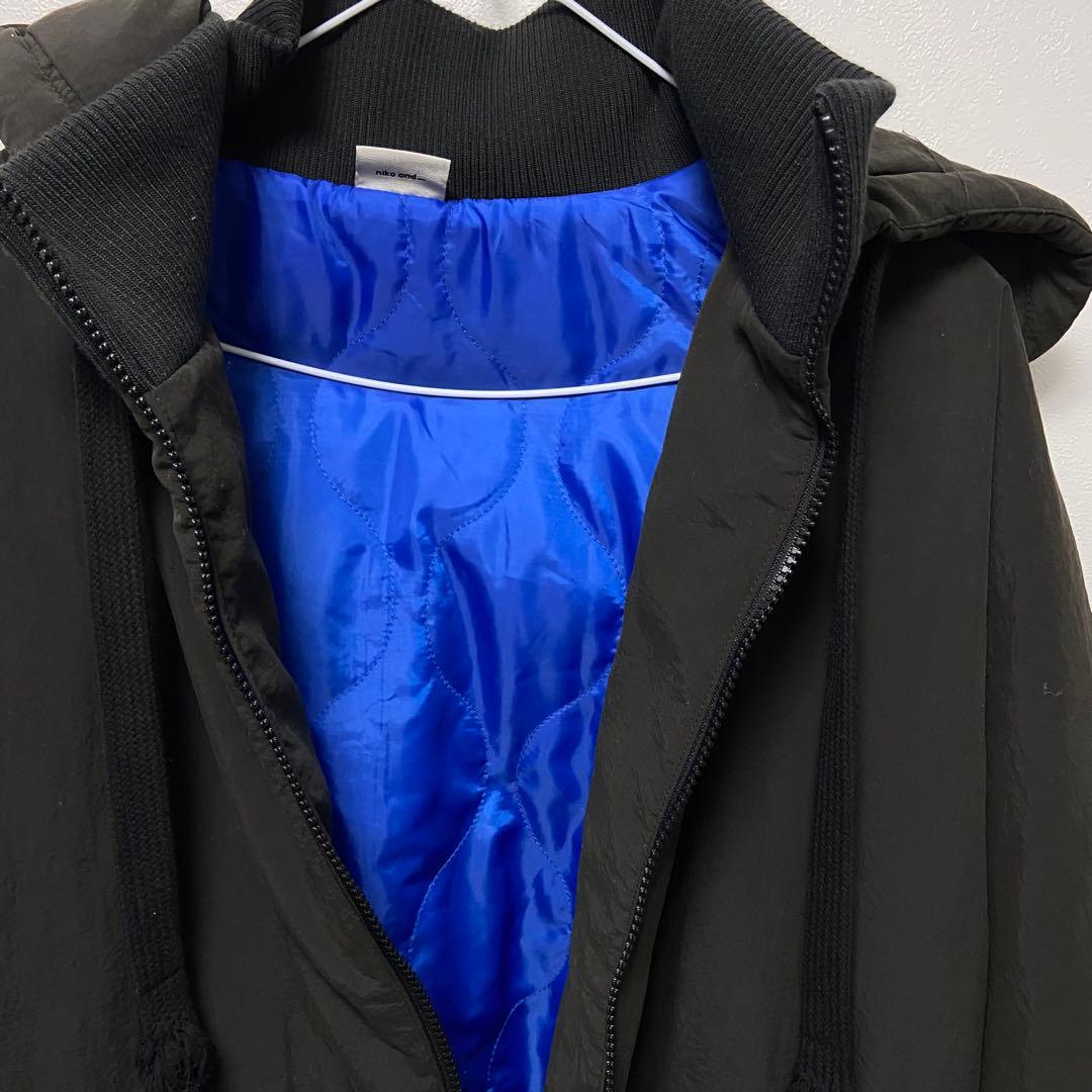 ニコアンド　niko and… misayo ミリアウター ブラック