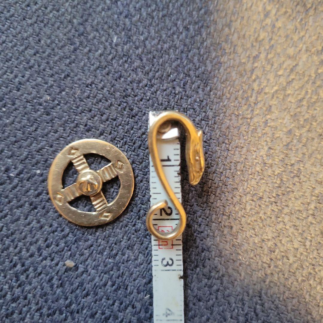 ホイール、フックセット、ゴールド