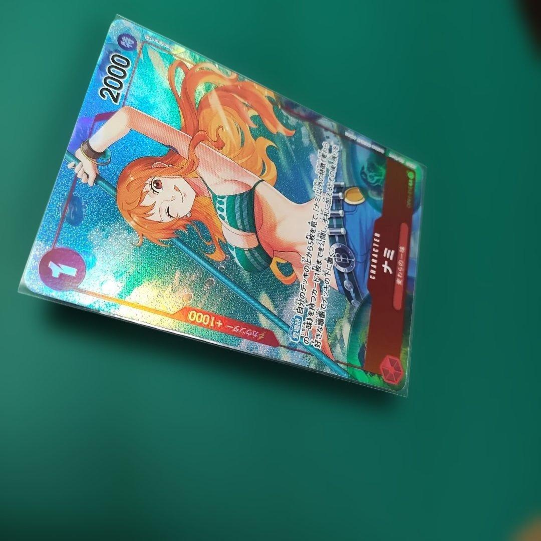 ワンピースカード　ナミ　Rパラレル　ロマンスドーン