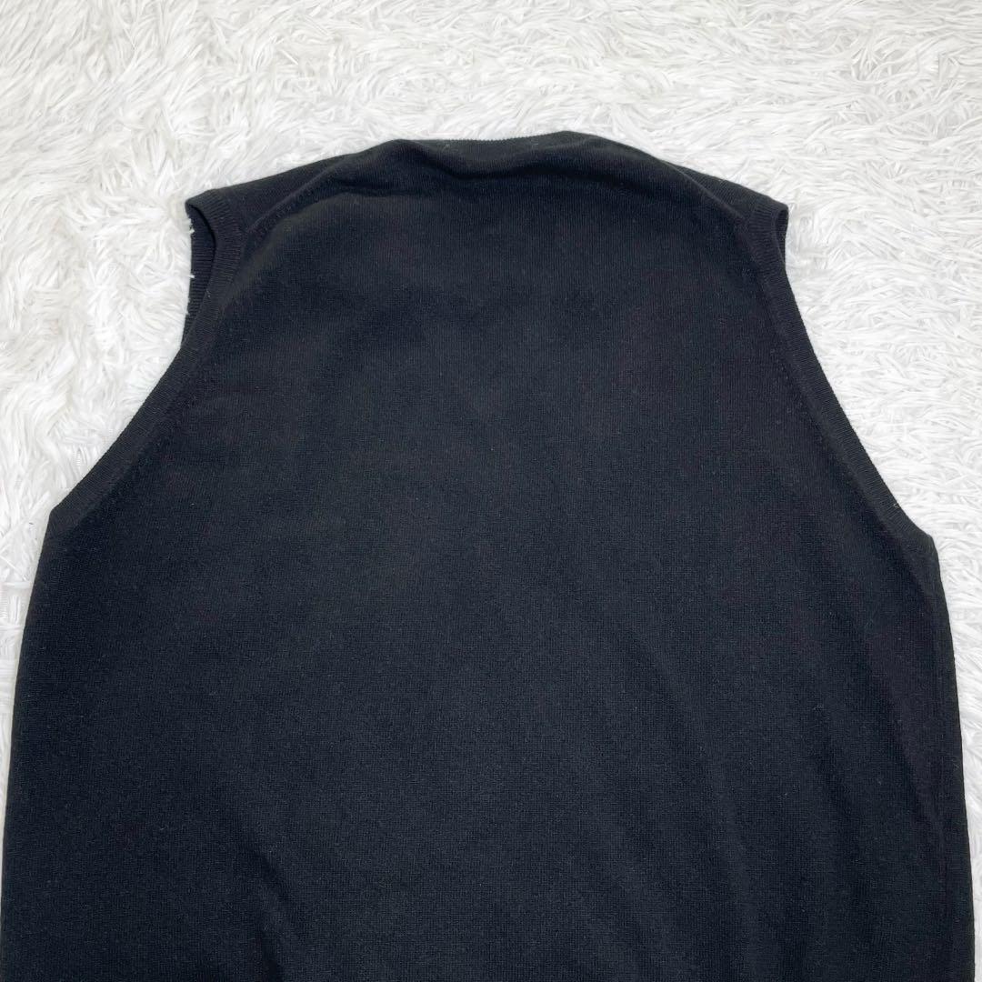 【新品未使用】バランタインカシミア・カシミヤ・ニット・ベスト・Vネック・46
