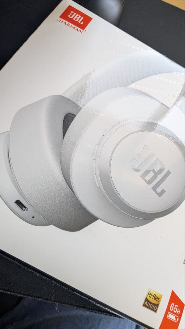 JBL 770NC ヘッドホン ホワイト 65時間バッテリー