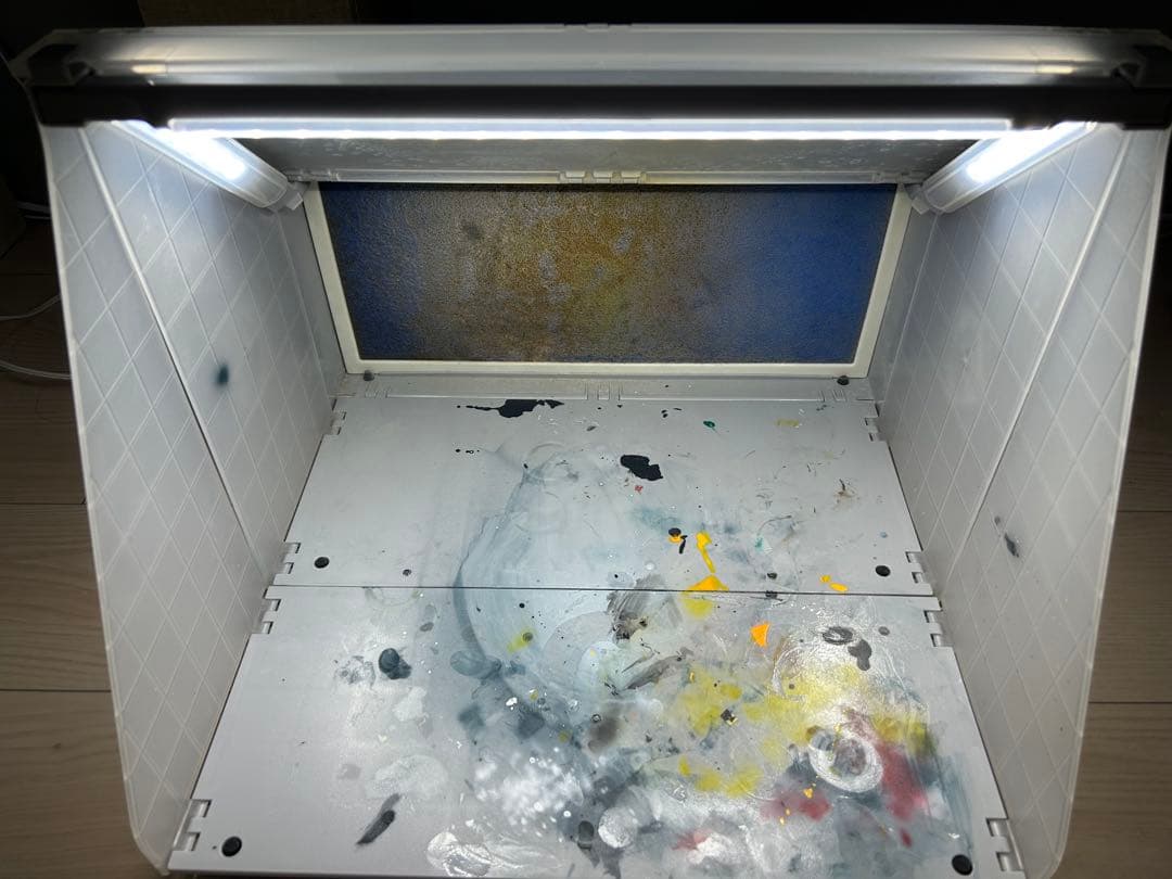 砂*糖様 塗装ブース エアブラシ コンパクトコンプレッサー 塗装スターター セッ