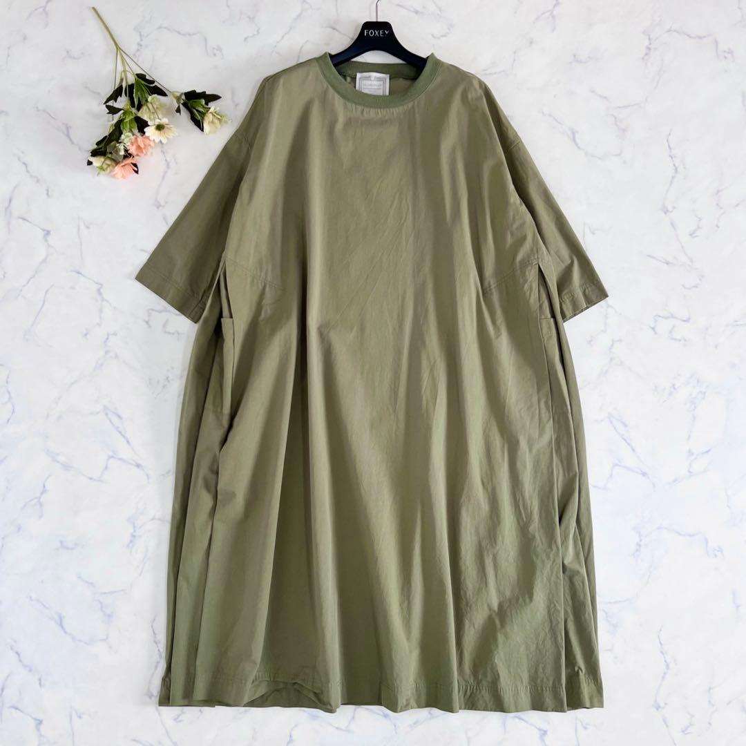 BEARDSLEY ビアズリー サイド ボックス タック ワンピース