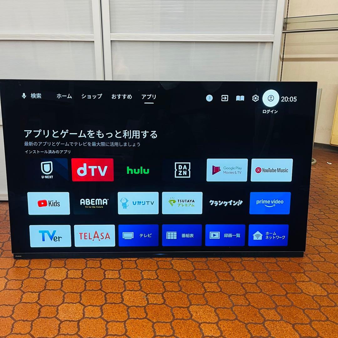 フナイ FE-55U6030 大型有機ELテレビ 4K対応 2020年製