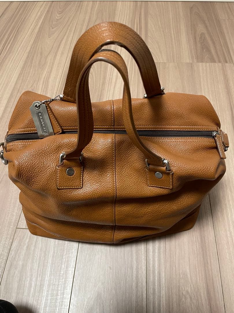COACH ブラウン ボストンバッグ