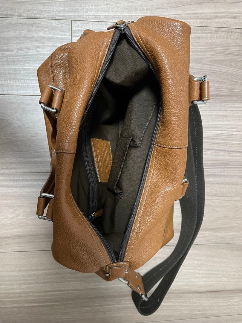 COACH ブラウン ボストンバッグ