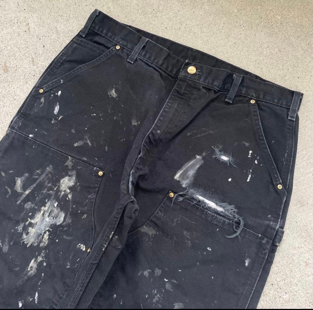 00s USA Carhartt ダック ダブルニー ペインターパンツ