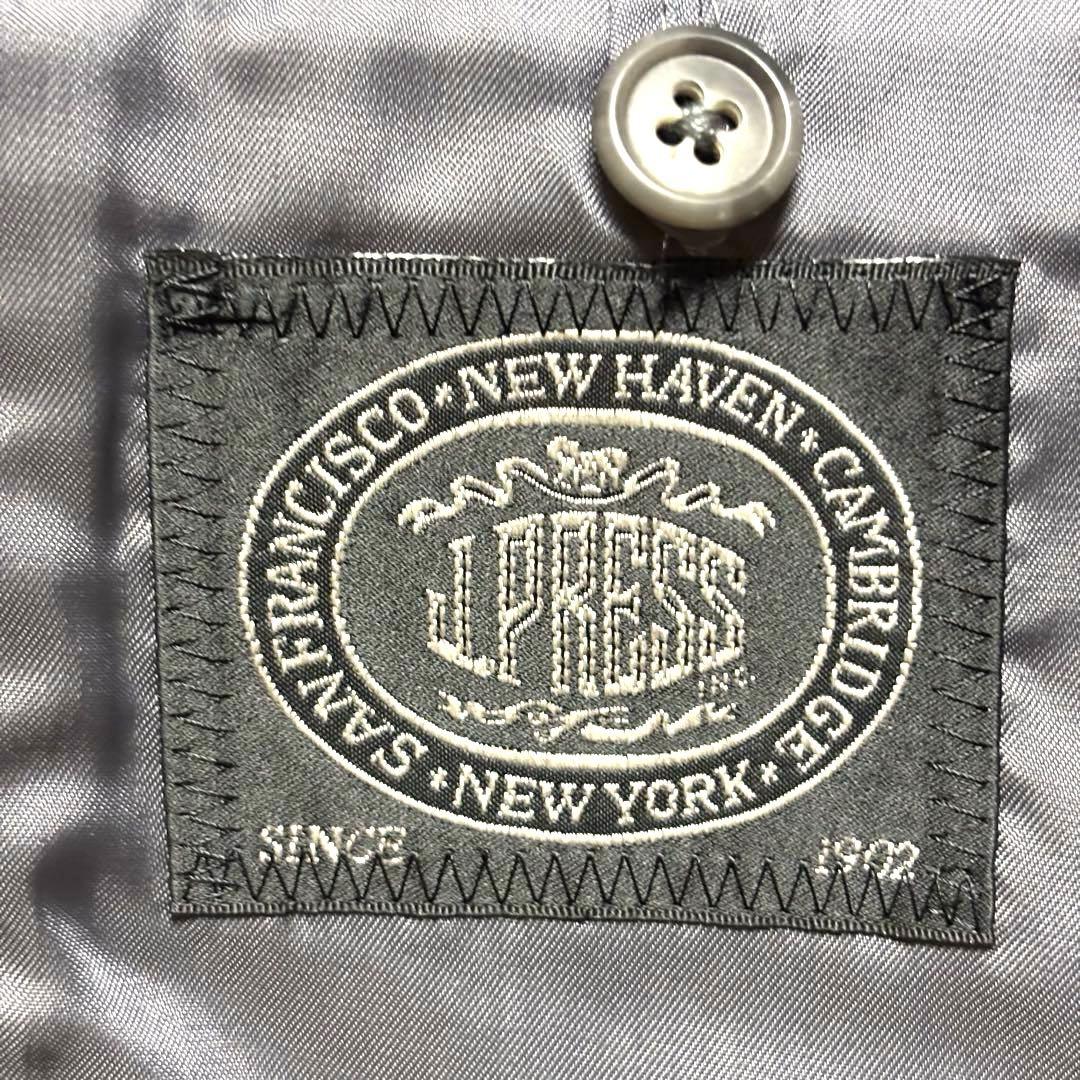 美品 J.PRESS × Harris Tweed テーラードジャケット グレー