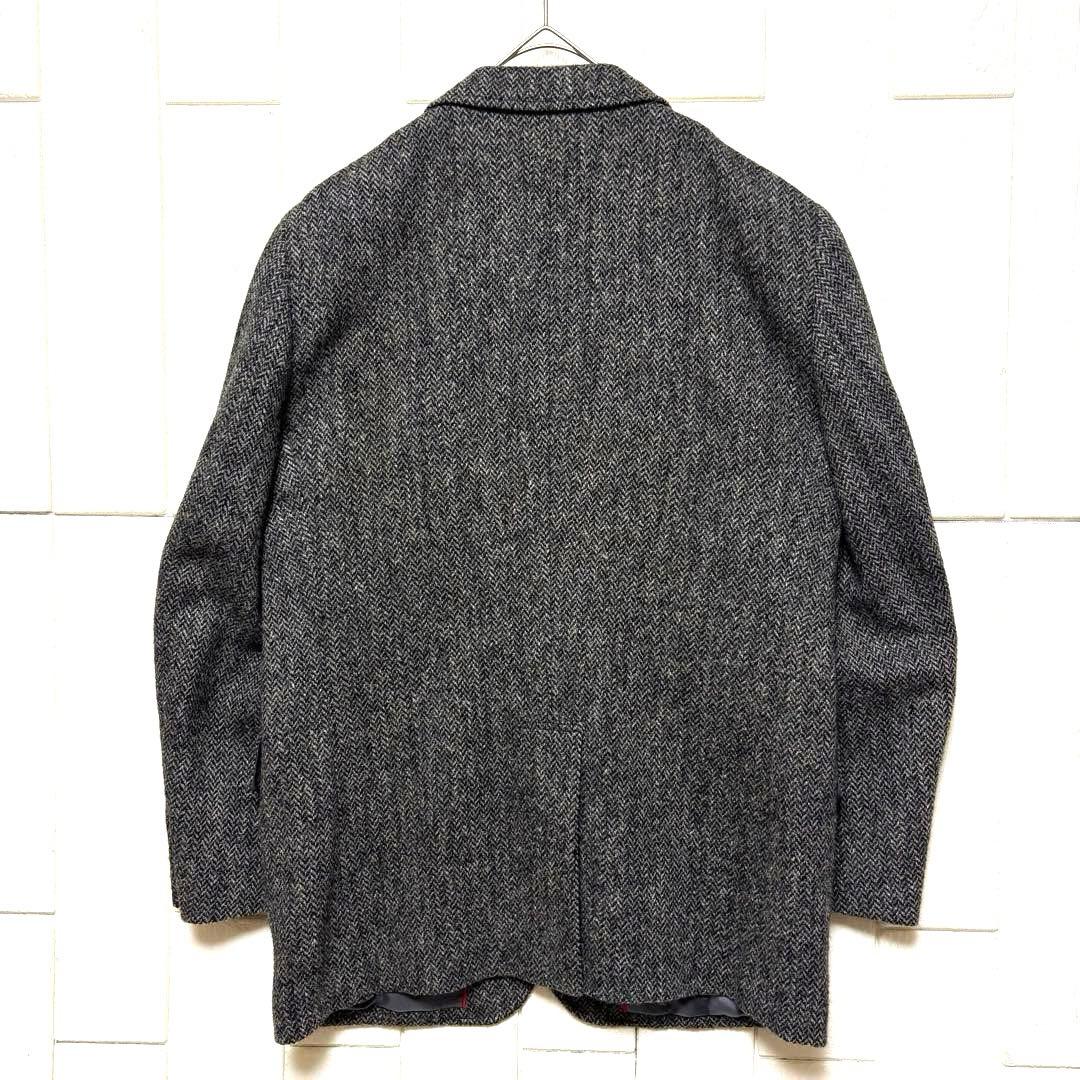 美品 J.PRESS × Harris Tweed テーラードジャケット グレー