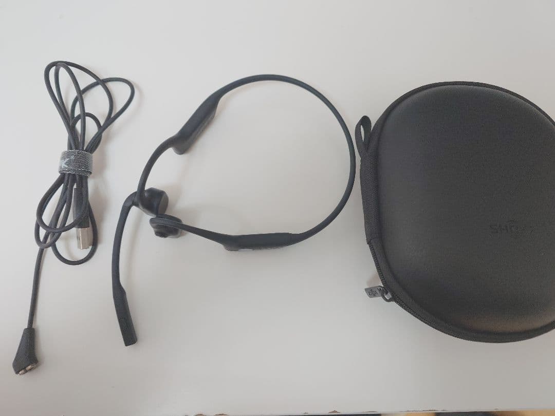 Shokz OpenComm2 骨伝導ヘッドセット C110 　動作確認済