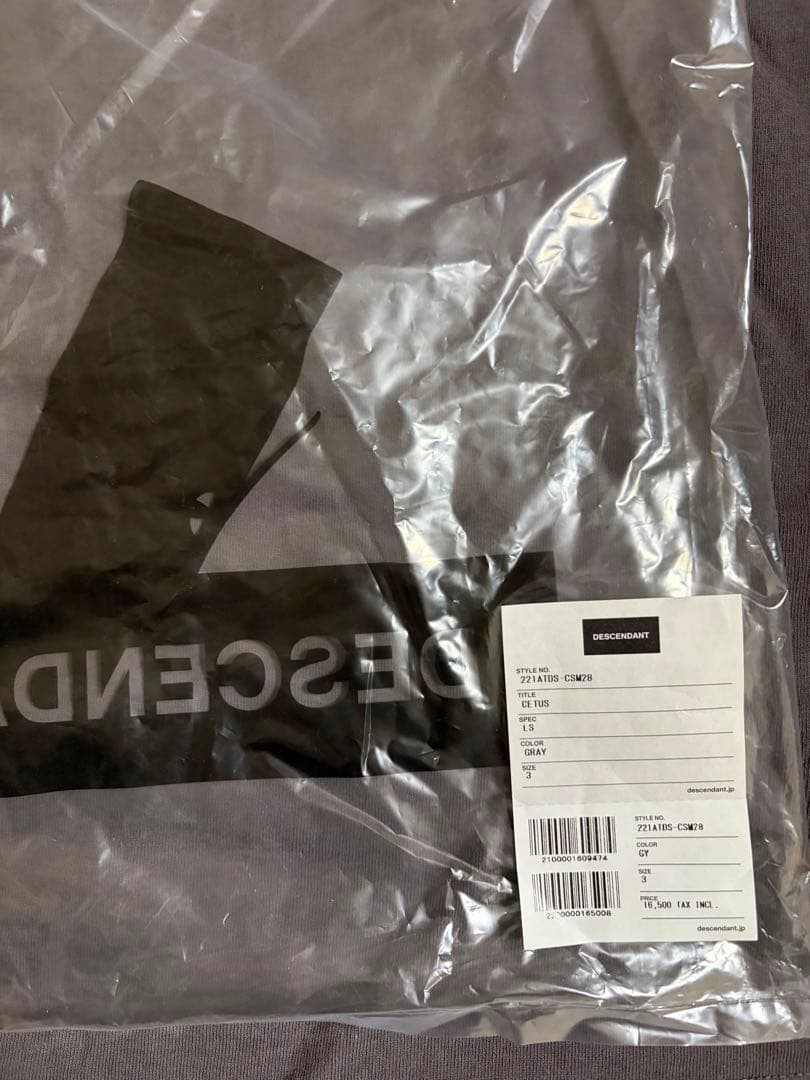 DESCENDANT 221ATDS-CSM28 CETUSサイズ3
