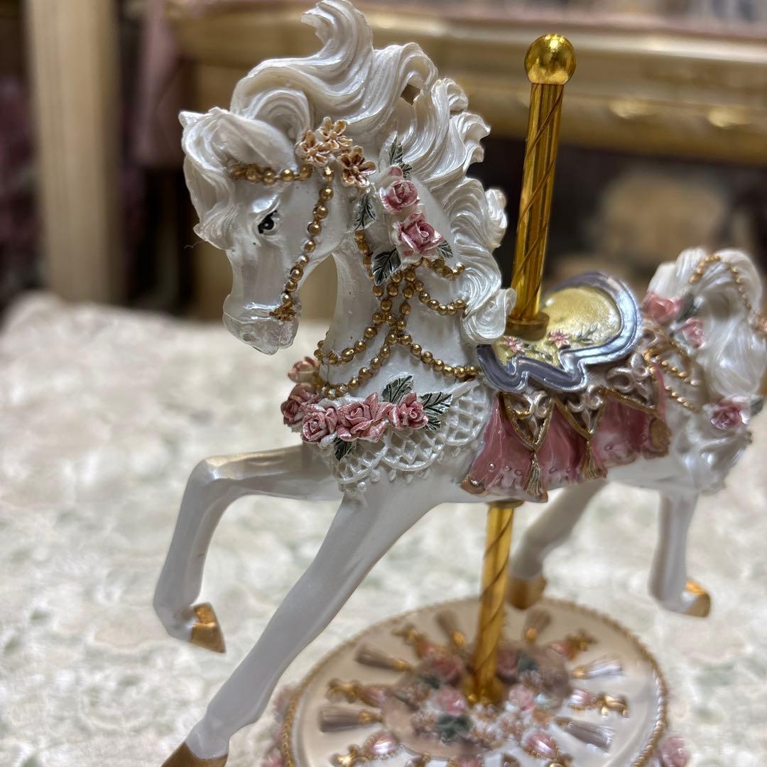 白馬オルゴール 回転木馬 なな