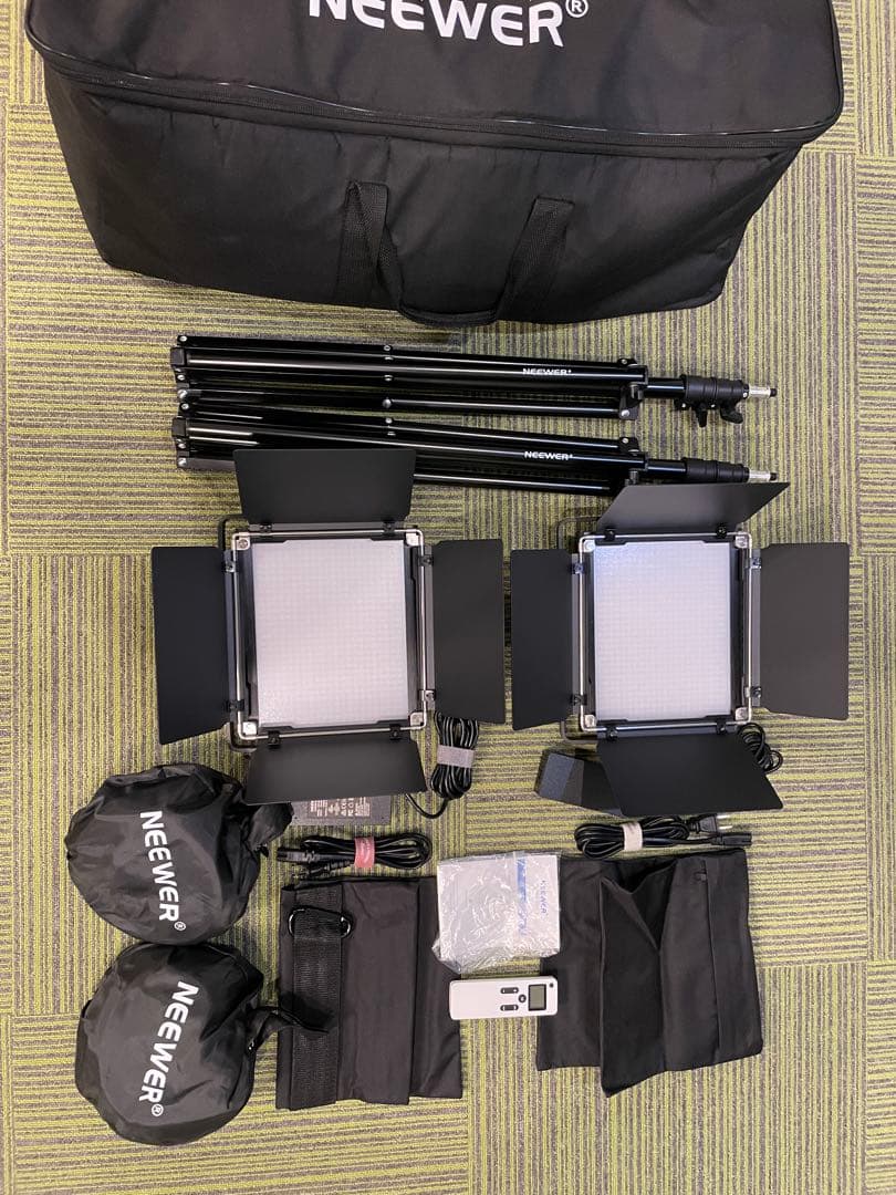 【ほん】Neewer 2パック660 LEDビデオライト