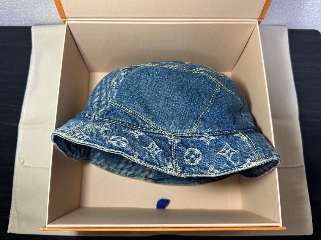 LOUIS VUITTON モノグラムデニム ダミエ バケットハット NIGO
