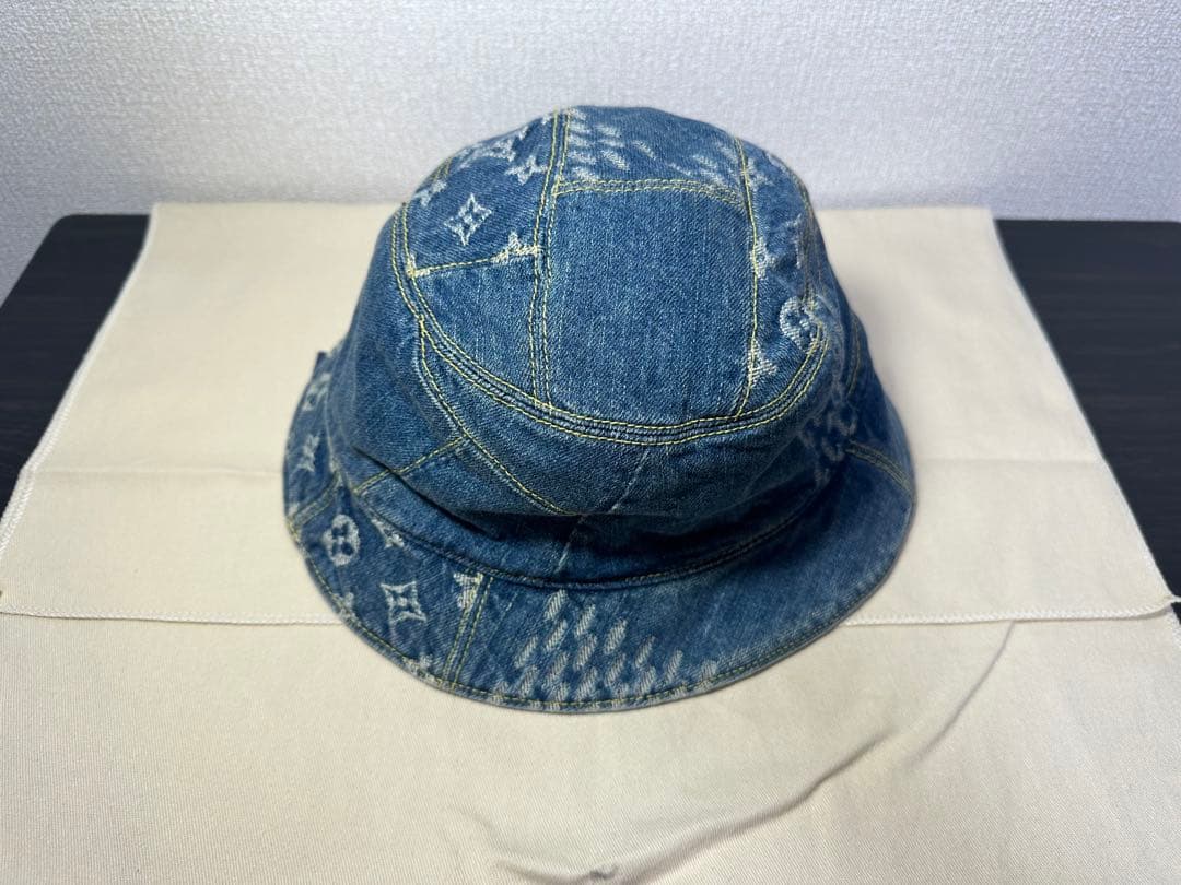 LOUIS VUITTON モノグラムデニム ダミエ バケットハット NIGO