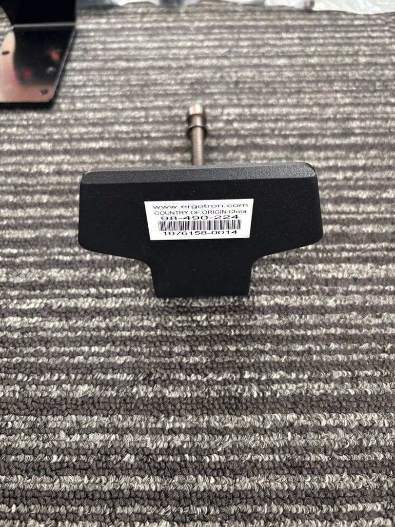 エルゴトロン TRACE モニターアーム ブラック　スリムクランプ付き