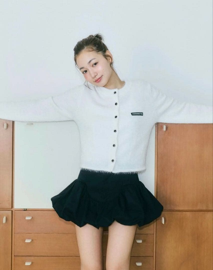 searoomlynn Glitter Yarn Knitカーディガン