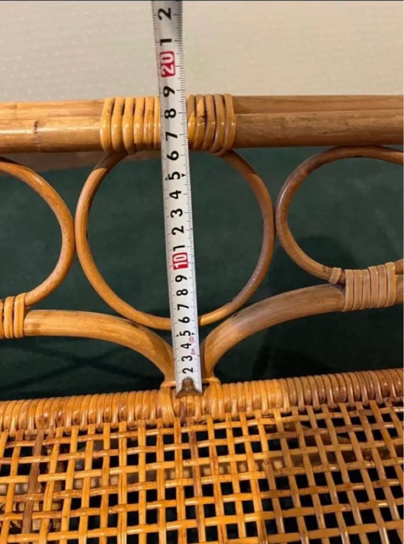 ラタン製ベビーベッド（バスケット・クーファン）