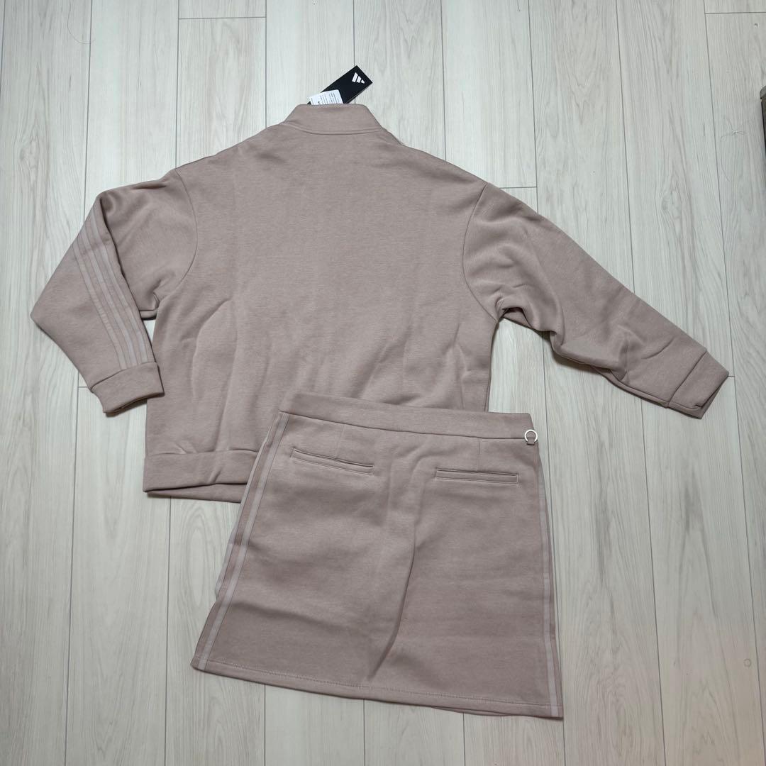 アディダス ゴルフウェア 長袖 セットアップ トレーナー　裏起毛 秋冬