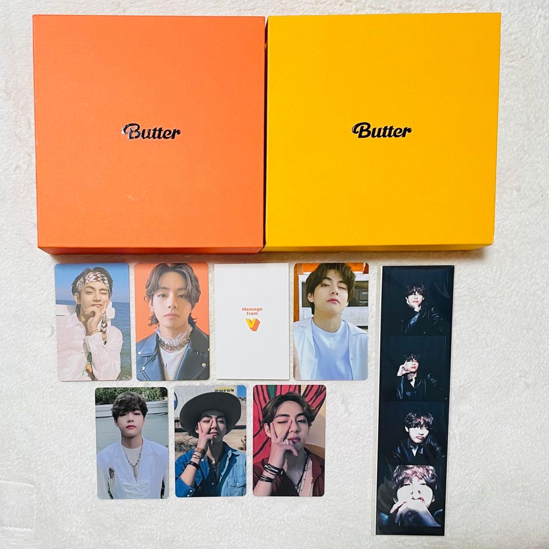 BTS Butter 2形態SET トレカ 特典 ラキドロ V テテ テヒョン