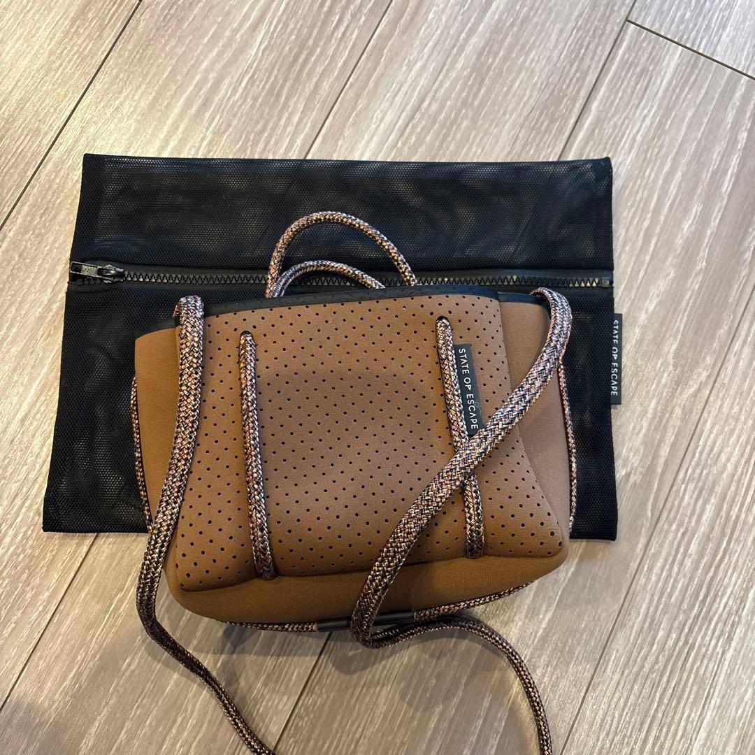 state of escape ブラウン ショルダーバッグ マイクロ