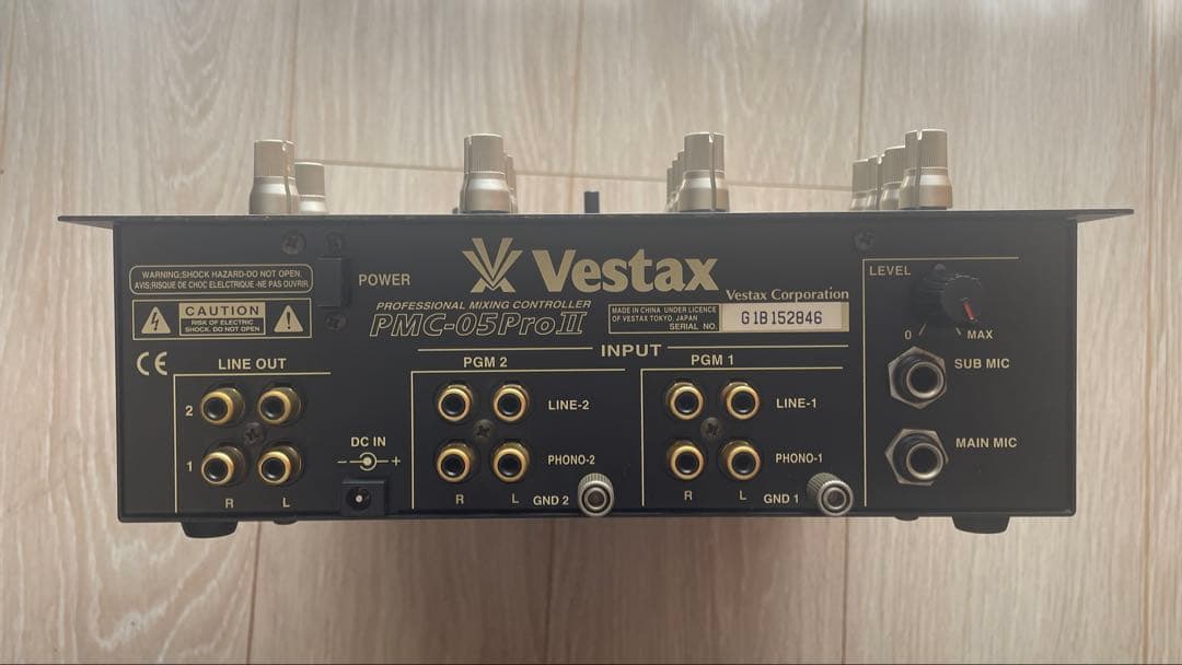【音出確認済】VESTAX PMC-05Pro II / 純正アダプター付