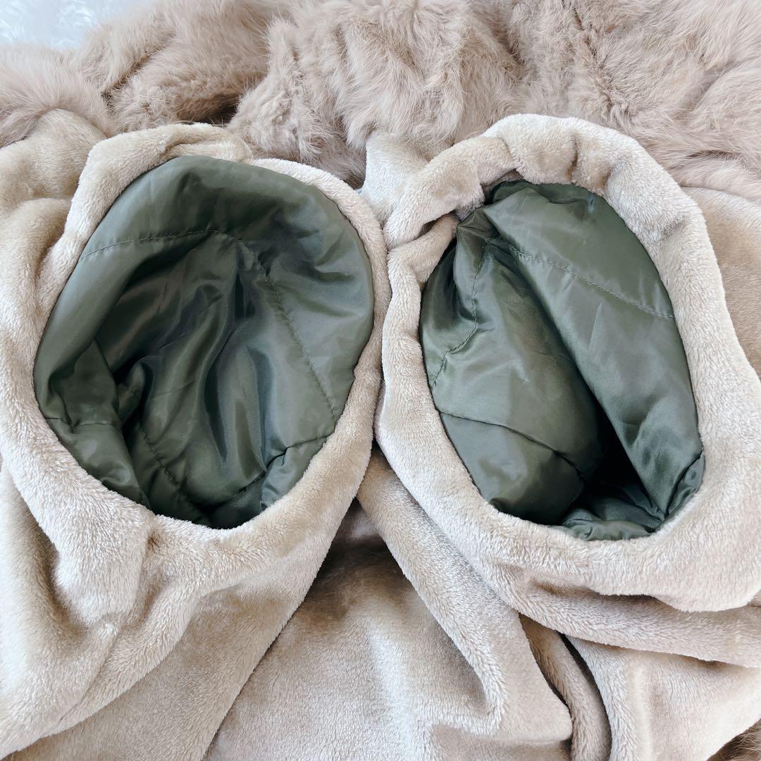 極美品 Boogie リアルファー ライナー付き モッズコート