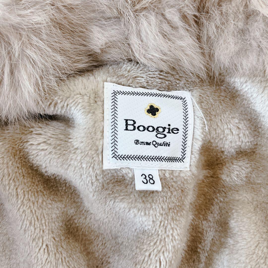 極美品 Boogie リアルファー ライナー付き モッズコート