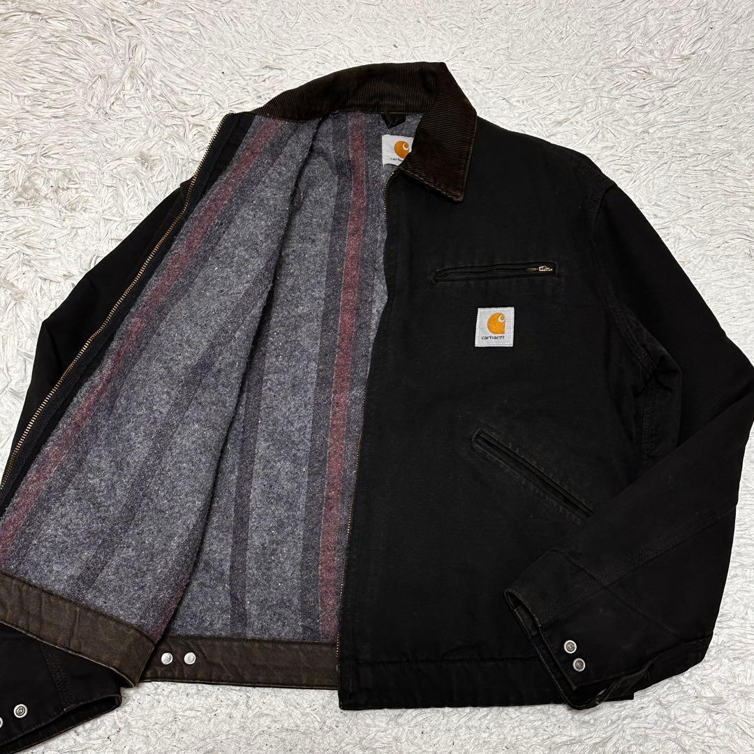 希少カーハート Carhartt デトロイトジャケット JB105-BLK 40