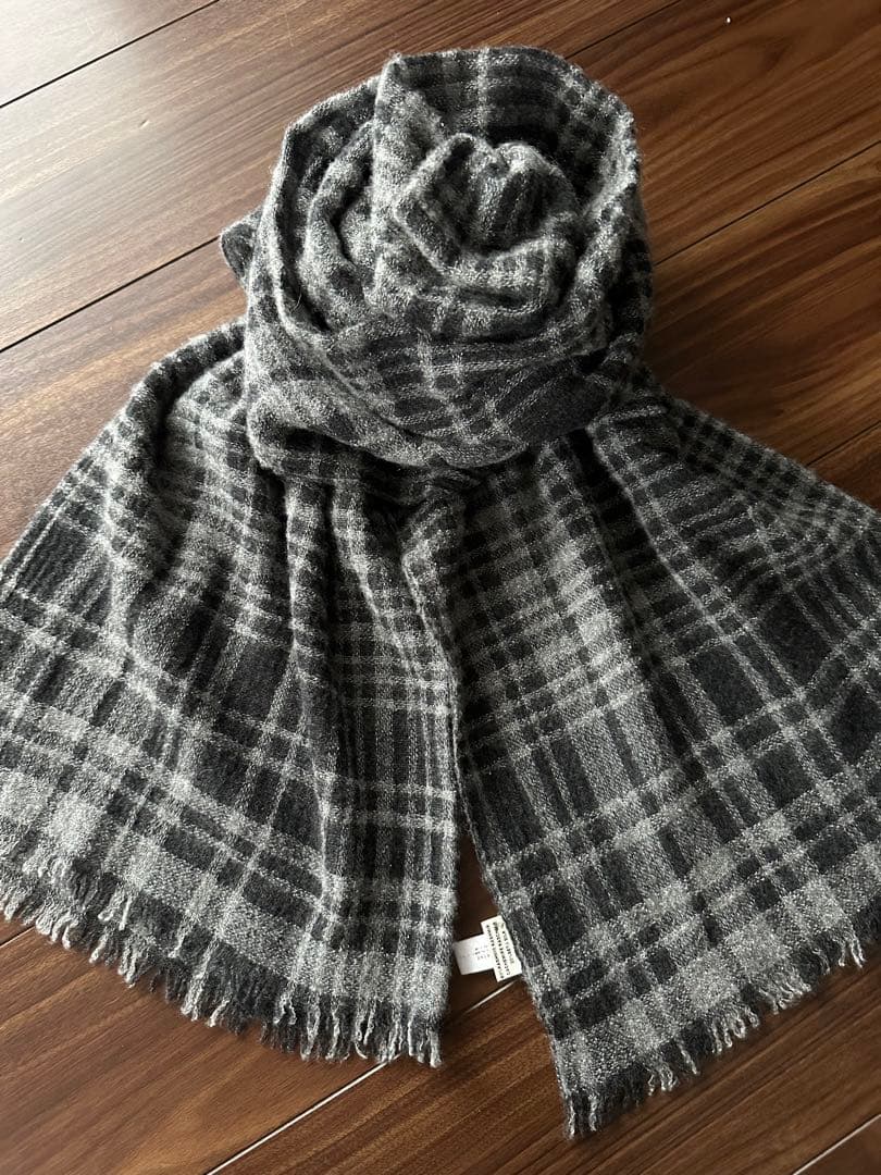 Kiton(キートン)極美品カシミア＆絹ストール