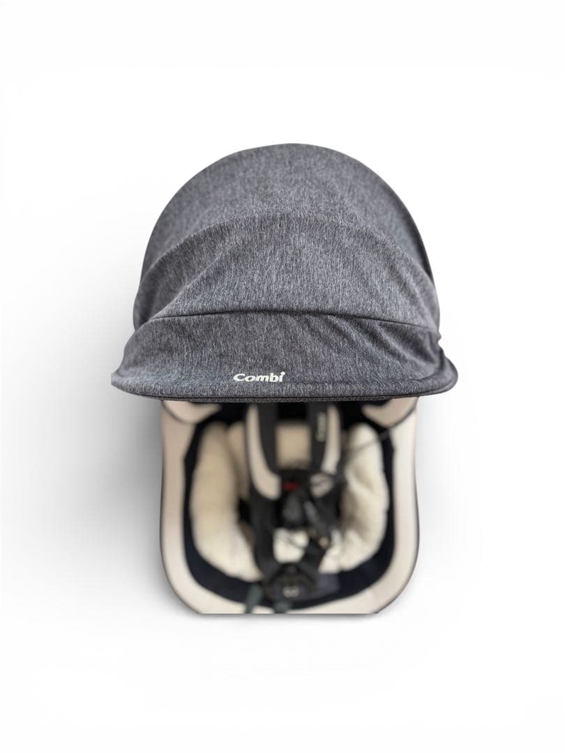 【美品】Combi クルムーブ エッグクッションISOFIX 回転式