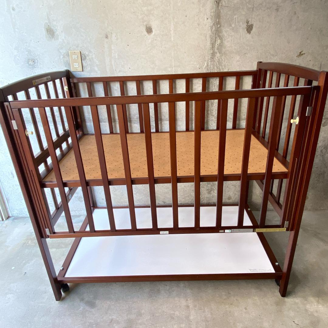 ヤマサキ　ツーオープン　ハイタイプ　レギュラーサイズ　高級ベビーベッド