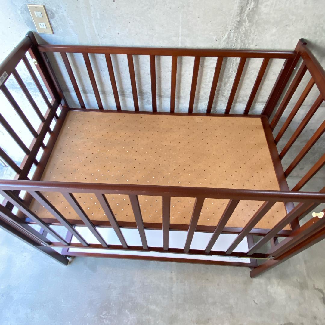 ヤマサキ　ツーオープン　ハイタイプ　レギュラーサイズ　高級ベビーベッド