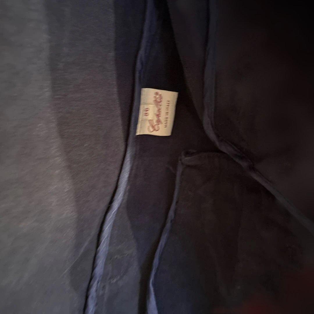 カパルビオ　テーラードジャケット ダークネイビー　ヴィンテージ