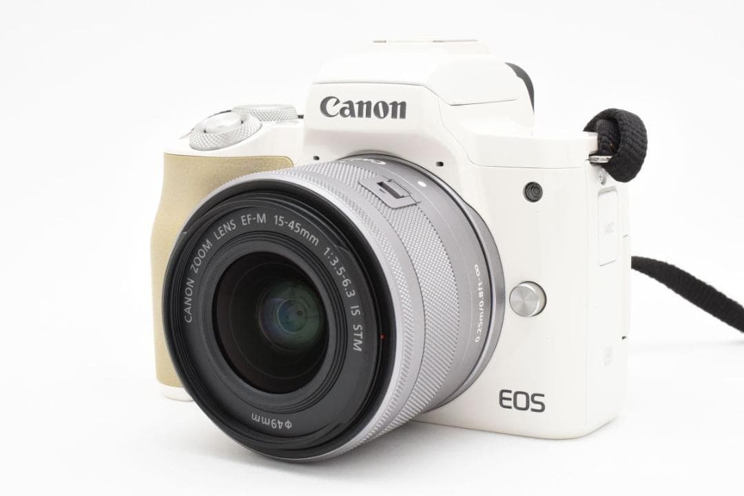 良品 Canon EOS kiss M レンズセット AA3719#400