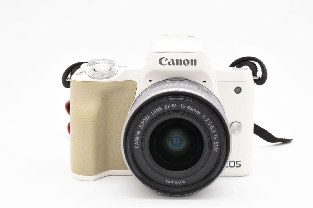 良品 Canon EOS kiss M レンズセット AA3719#400