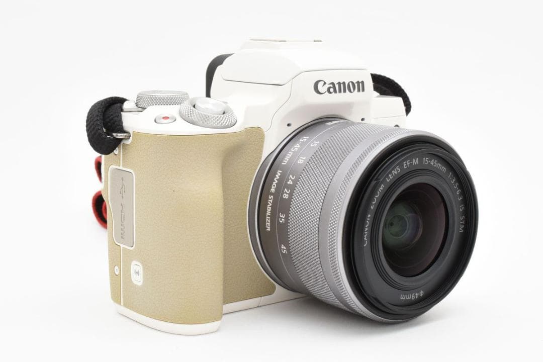 良品 Canon EOS kiss M レンズセット AA3719#400