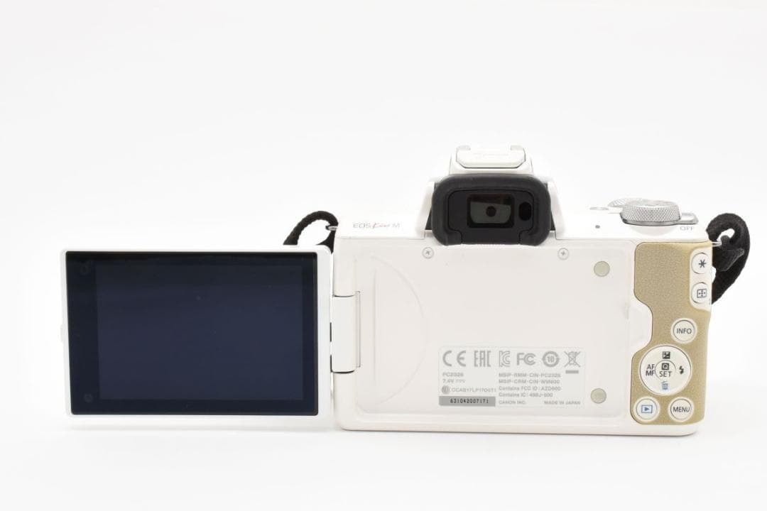 良品 Canon EOS kiss M レンズセット AA3719#400
