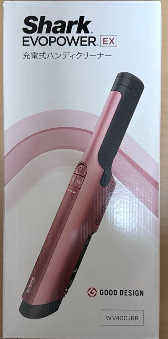 未使用 Shark WV400JRR 充電式ハンディクリーナー