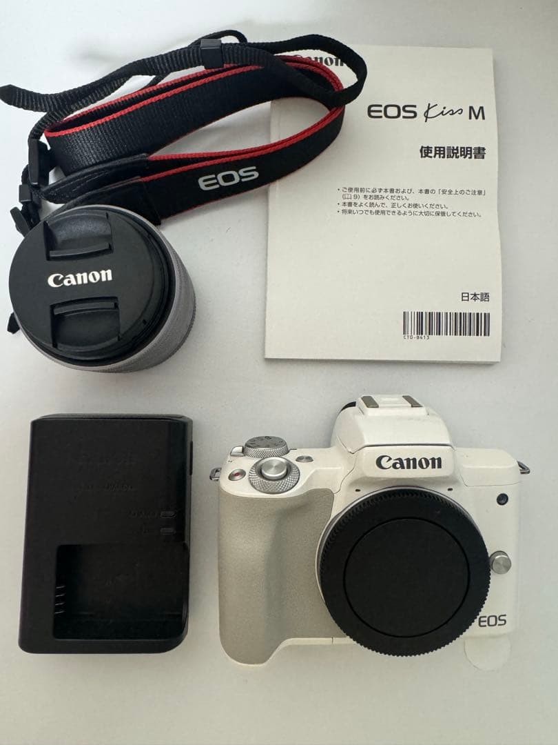 最終額 Canon EOS Kiss M ホワイト 付属品完品