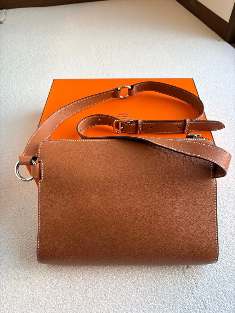 エルメス　Hermes ボリトル ショルダーバッグ　ゴールド W刻印