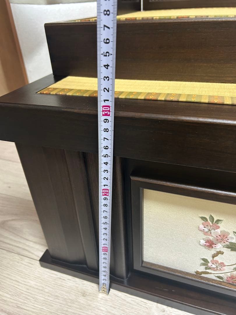 雛人形 飾り棚&収納箱 屏風