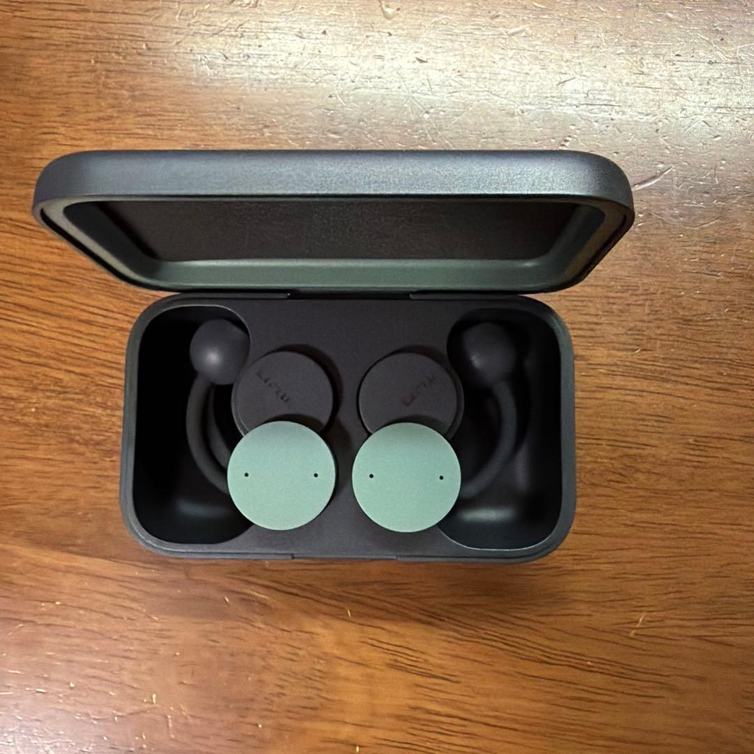 nwm DOTS モスグリーン オープンイヤー型 ワイヤレスイヤホン