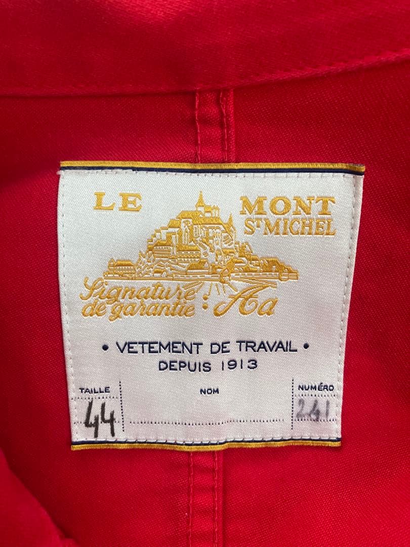 LE MONT ST MICHEL 赤 カバーオール 44