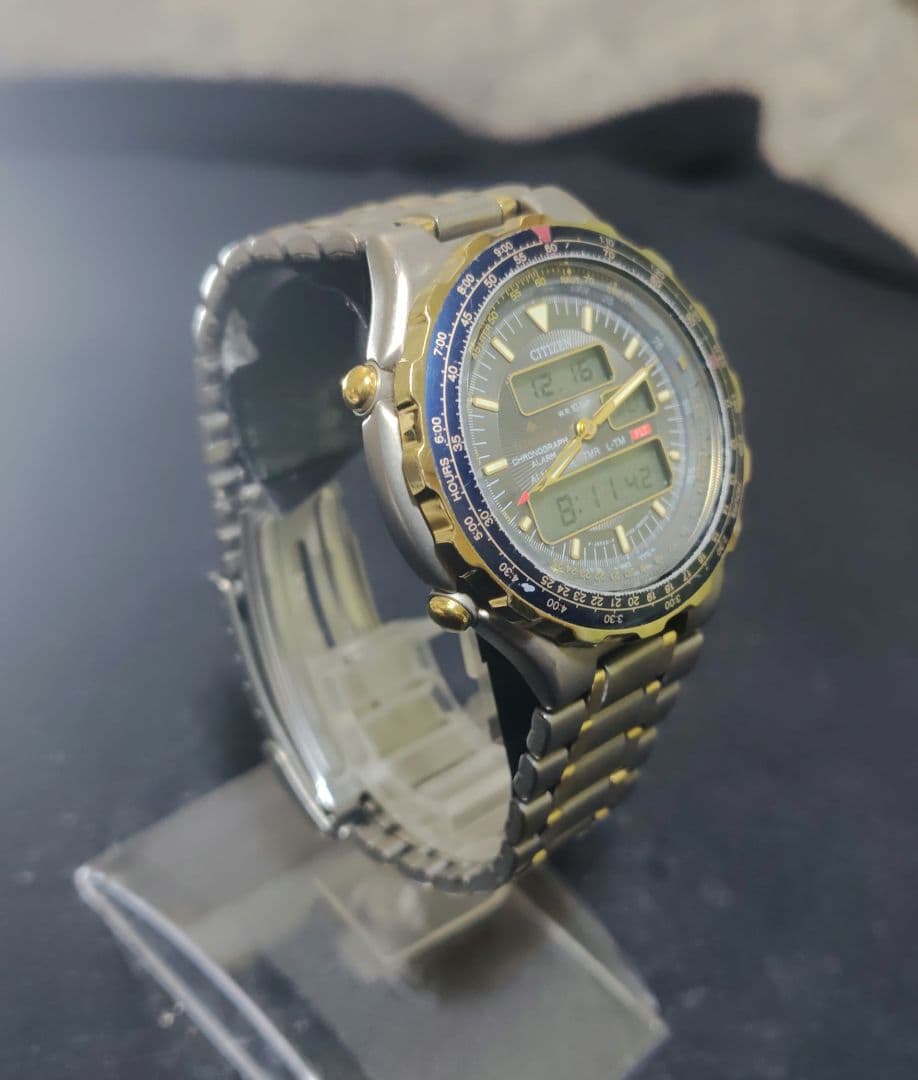 CITIZEN　PROMASTER　SKY 初代　チタニウム　c162 稼働品