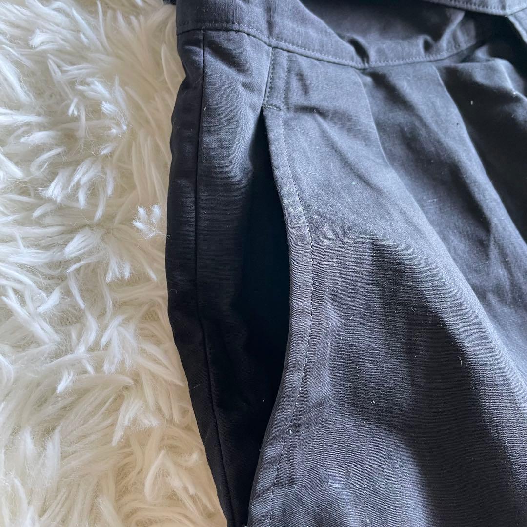 現行✨マディソンブルー　グルカショーツ　リネンブレンド　黒　01