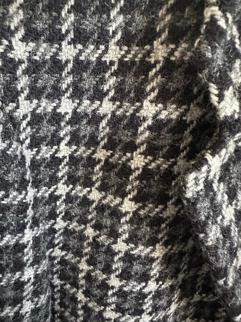 定価25万以上 マルニ チェックウールツイードジャケット USED