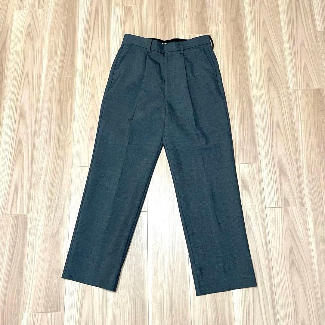 Cornier コルニエ ウールモヘアスラックス　グレー　美品