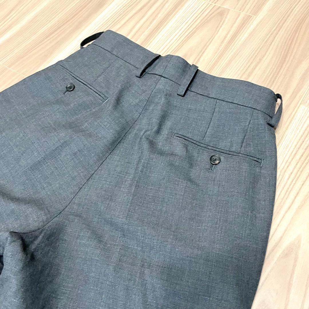 Cornier コルニエ ウールモヘアスラックス　グレー　美品