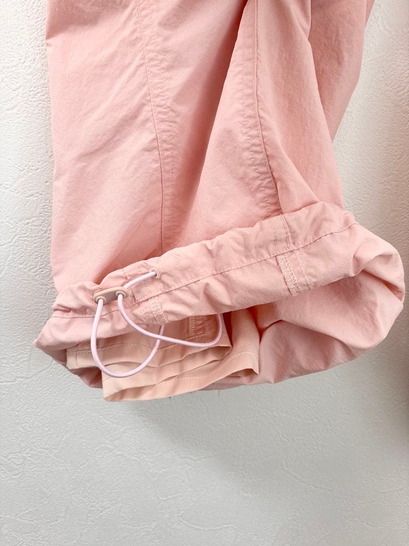 emmi ナイロンフレアパンツ カーゴパンツ ピンク 1 ヨンアさん着用